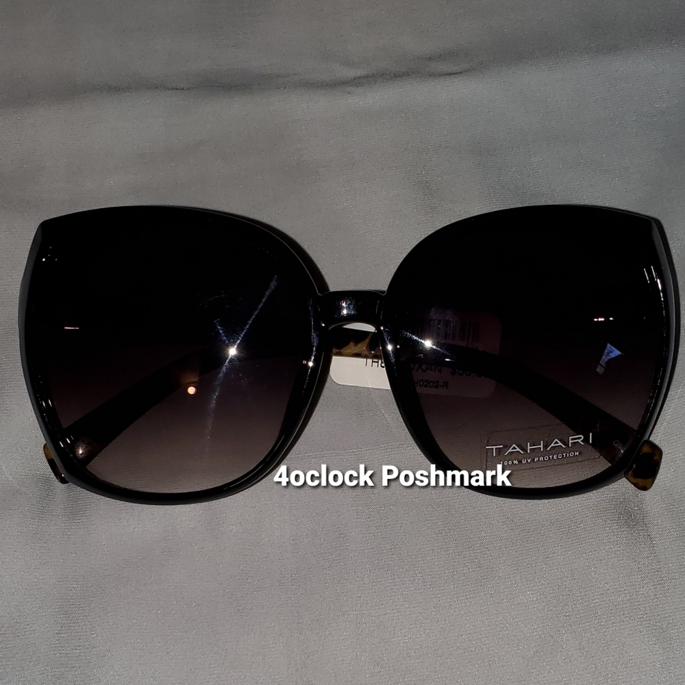 Tahari Black Trim Sunglasses (TH805 OXAN)